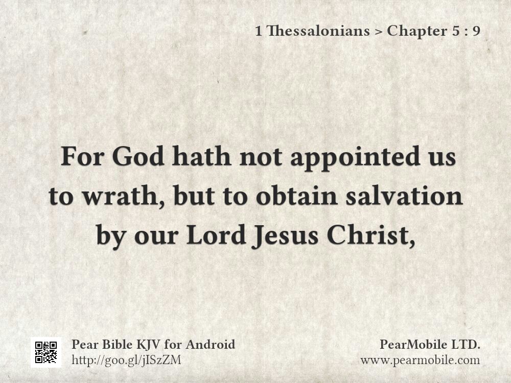 1 Thessalonians, Chapter 5:9